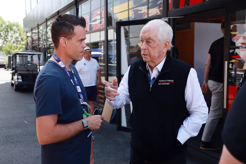 Dirk Müller, Conseiller de Mick Schumacher, Roger Penske, Propriétaire de l'équipe Penske Motorsport