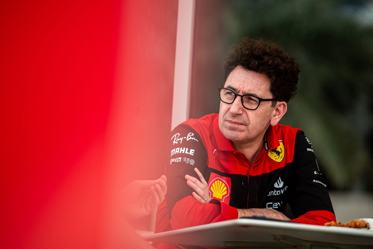 Mattia Binotto, jefe de Ferrari en la F1.