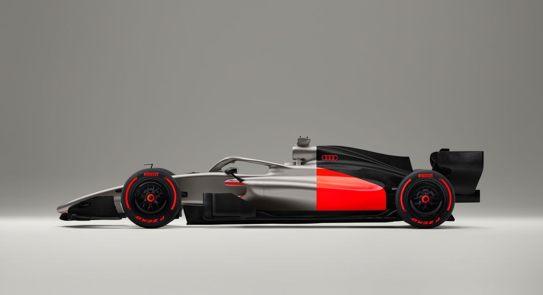 Koncepcyjne malowanie Audi F1 Team RS26