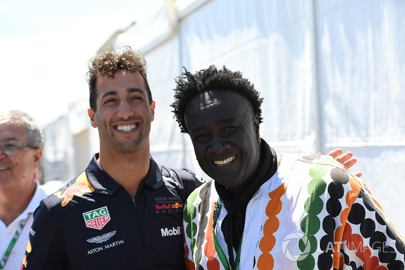 Daniel Ricciardo, Red Bull Racing and Memo Rojas, Moko, Chrome Hearts Jewellary