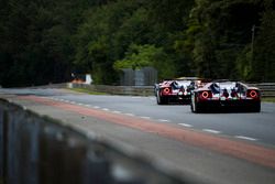 #68 Ford Chip Ganassi Racing Ford GT: Joey Hand, Dirk Müller, Sébastien Bourdais, #69 Ford Chip Ganassi Racing Ford GT: Ryan Briscoe, Richard Westbrook, Scott Dixon