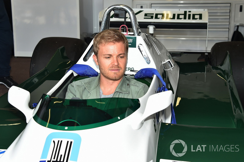 Nico Rosberg, in the Williams FW08 of his Father Keke Rosberg