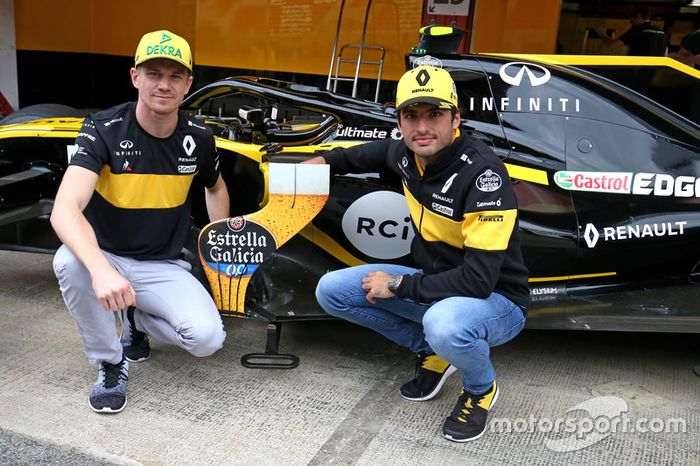 Nico Hulkenberg y Carlos Sainz, Renault F1