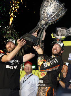 2017 champion Martin Truex Jr., Furniture Row Racing Toyota, crew chief Cole Pearn