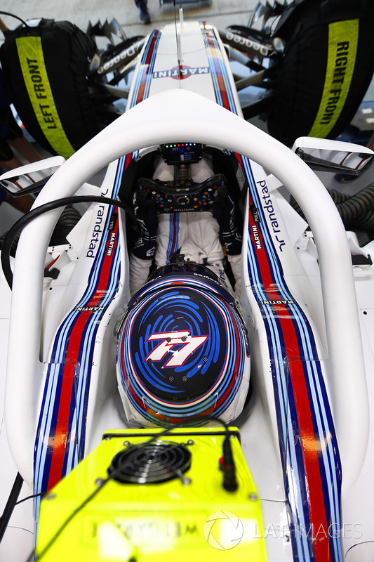 Valtteri Bottas, Williams FW38 Mercedes met halo