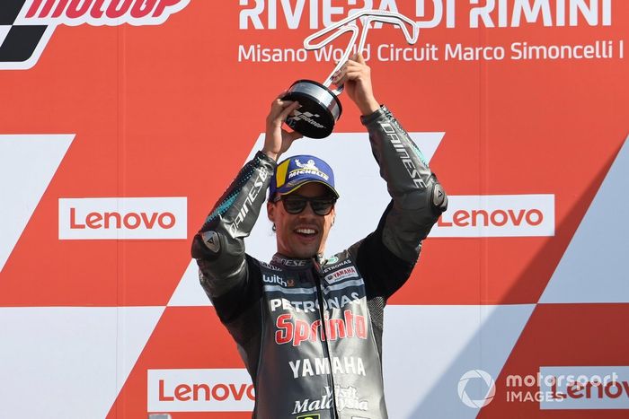 Podio: ganador Franco Morbidelli, Petronas Yamaha SRT