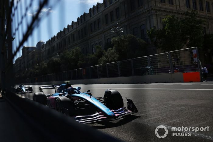 Esteban Ocon, Alpine A522, Fernando Alonso, Alpine A522