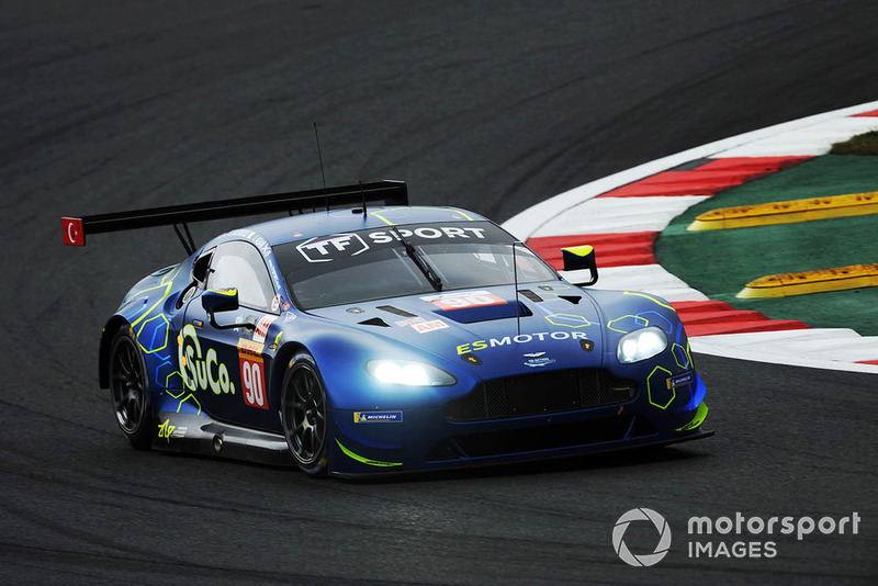 #90 TF Sport Aston Martin Vantage: Salih Yoluc, Jonny Adam, Charles Eastwood  