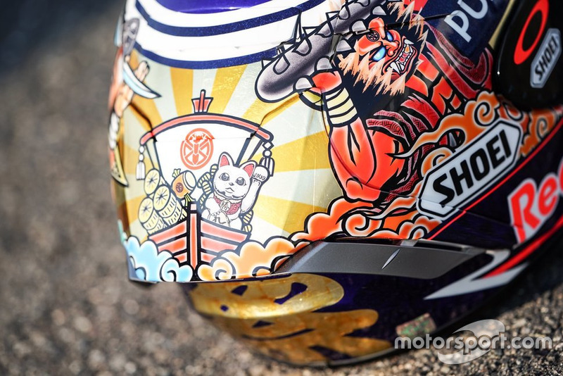 Il casco di Marc Marquez, Repsol Honda Team