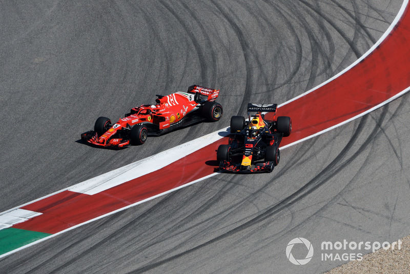USA - Sebastian Vettel/Daniel Ricciardo (course)