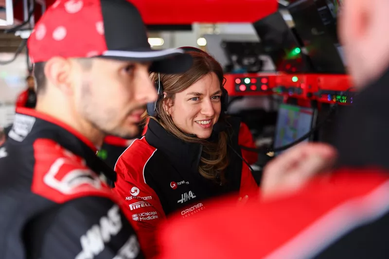 Laura Mueller, ingénieur de course de Haas F1 