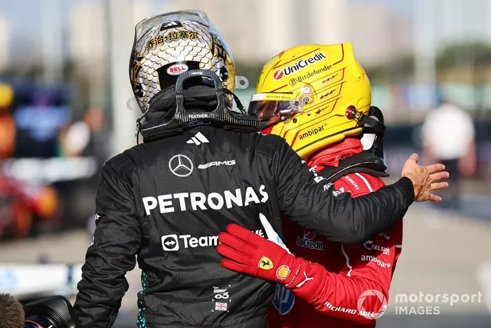 Lewis Hamilton, Ferrari, George Russell, Mercedes