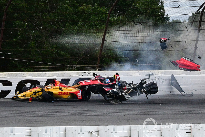 Robert Wickens crash at Pocono