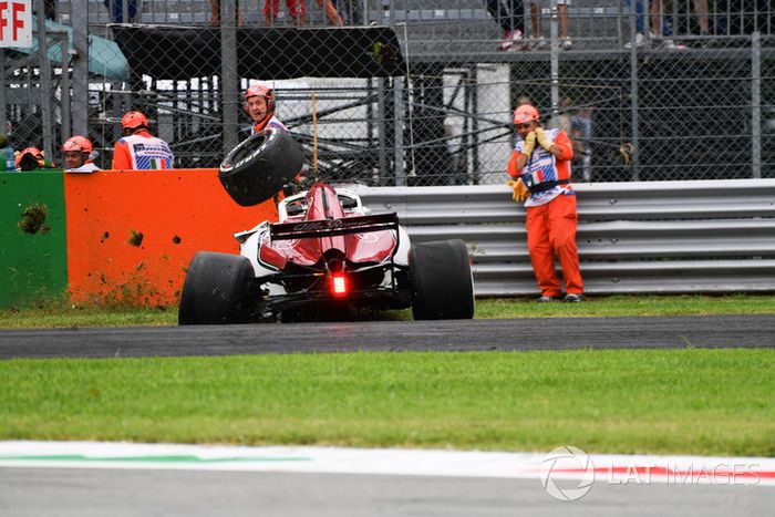 El accidente de Marcus Ericsson, Sauber C37