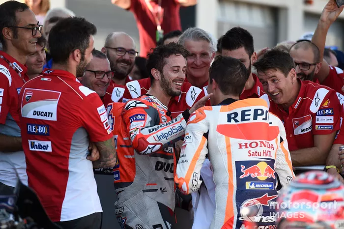 Andrea Dovizioso, Ducati Team, Marc Márquez, Repsol Honda Team