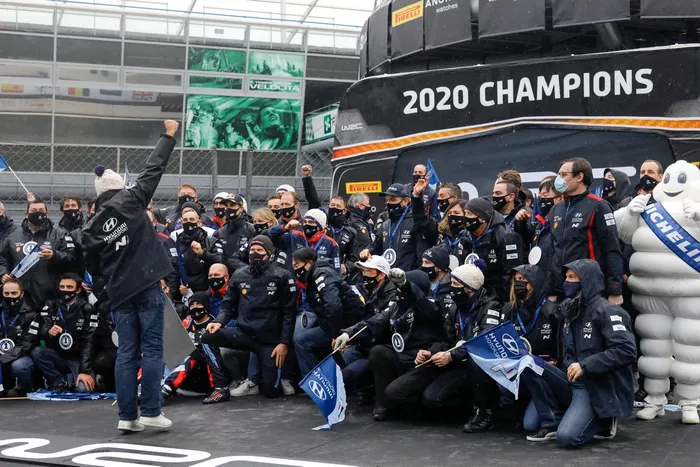 Podio: Hyundai Motorsport campeón de constructores