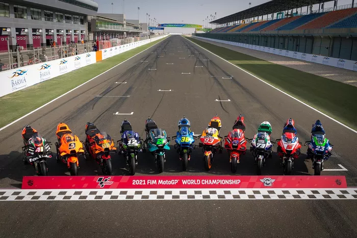 Alineación de motos de MotoGP 2021 