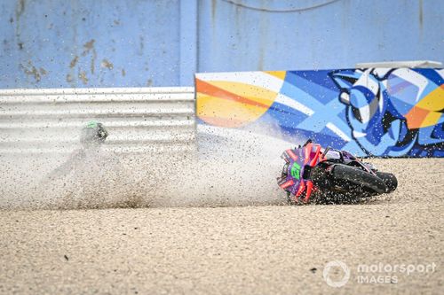 Franco Morbidelli, caída del Pramac Racing