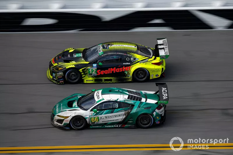 #66 Gradient Racing Acura NSX GT3: Sheena Monk, Katherine Legge, Mario Farnbacher, Marc Miller