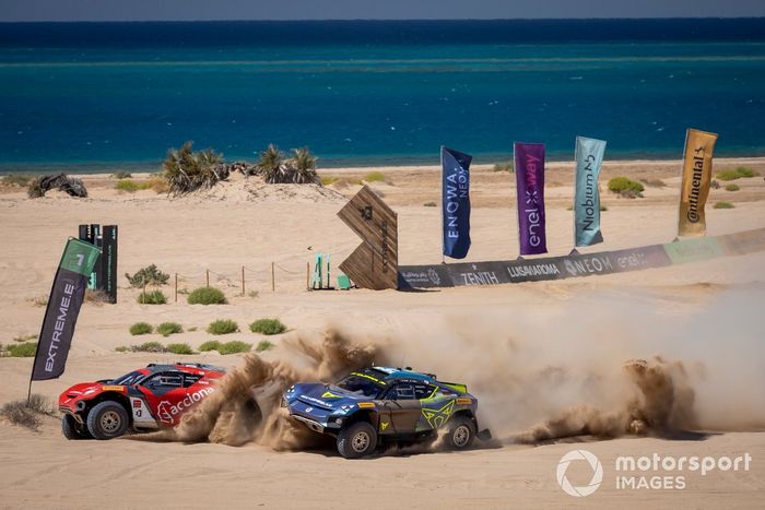 Laia Sanz, Mattias Ekstrom, Acciona | Sainz XE Team, Klara Andersson, Nasser Al-Attiyah, Abt Cupra XE 