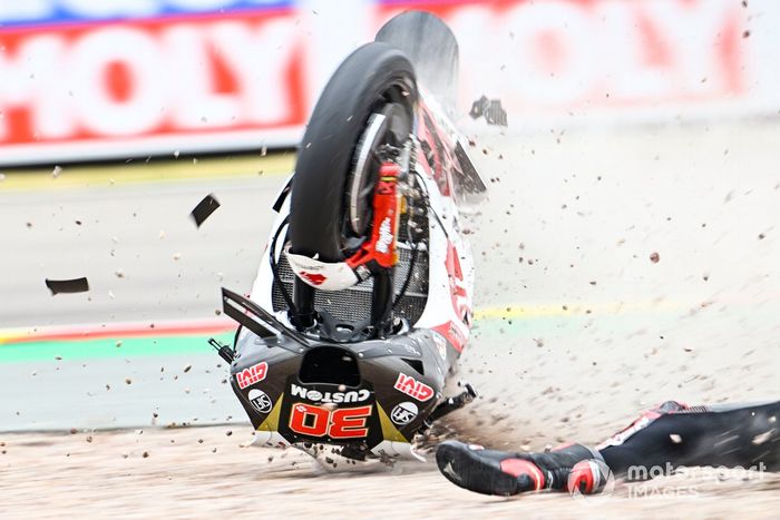 Takaaki Nakagami, caída del equipo LCR Honda