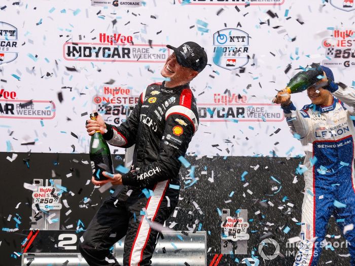 Josef Newgarden, podio del Team Penske Chevrolet