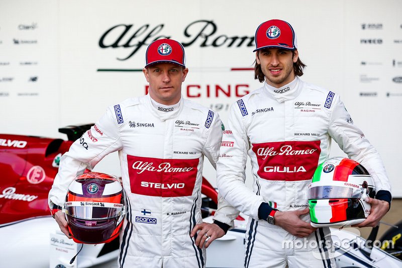 Antonio Giovinazzi, Alfa Romeo Racing, Kimi Raikkonen, Alfa Romeo Racing