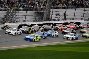 Ryan Blaney, Team Penske, Ford Mustang Menards/Peak, and Brad Keselowski, Team Penske, Ford Mustang Miller Lite, 