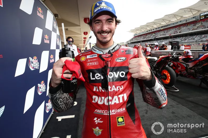 Il vincitore della Pole Francesco Bagnaia, Ducati Team