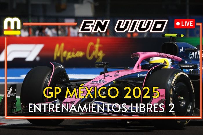 EN VIVO Entrenamientos libres 2 del GP México F1 2025