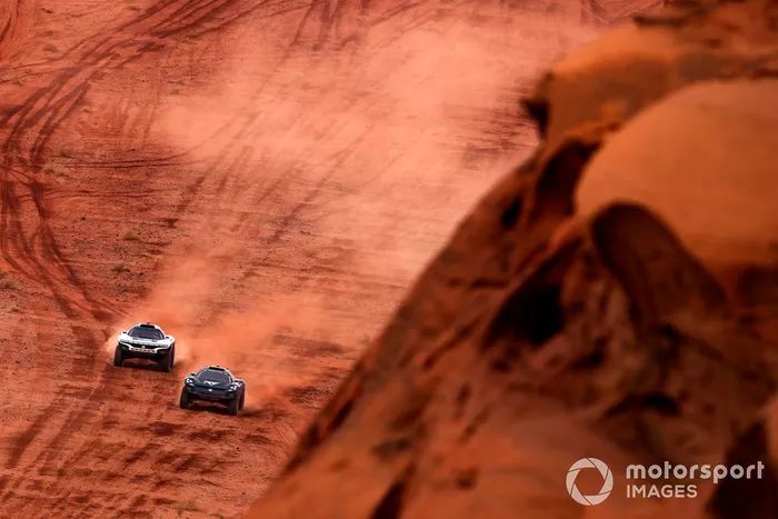 Jutta Kleinschmidt, Nasser Al-Attiyah, Abt Cupra XE, Sara Price, Kyle Leduc, Chip Ganassi Racing