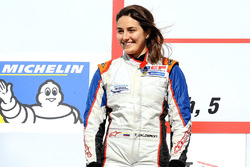 Podio: segundo lugar Tatiana Calderon