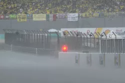 Forte pluie à Sepang