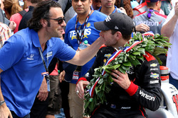 1. Will Power, Team Penske Chevrolet, mit Dario Franchitti