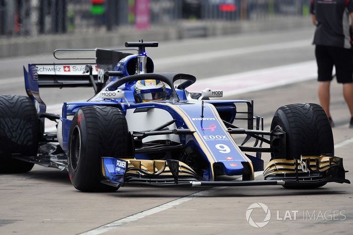 Marcus Ericsson, Sauber C36 con el halo