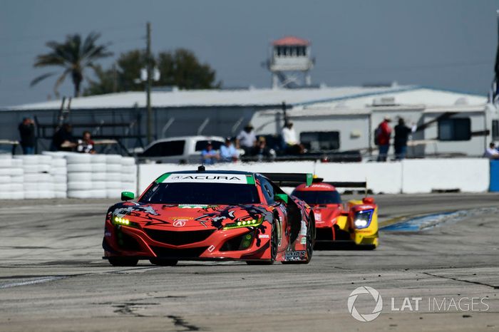 #93 Michael Shank Racing with Curb-Agajanian Acura NSX, GTD: Lawson Aschenbach, Justin Marks, Mario Farnbacher