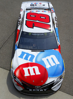 Kyle Busch, Joe Gibbs Racing, Toyota Camry M&M's Red White & Blue