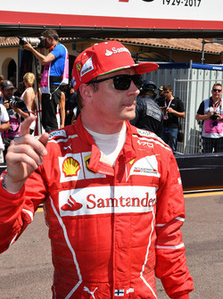 Ganador de la pole Kimi Raikkonen, Ferrari