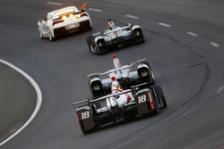 Tristan Vautier, Dale Coyne Racing Honda, derrière le pace car