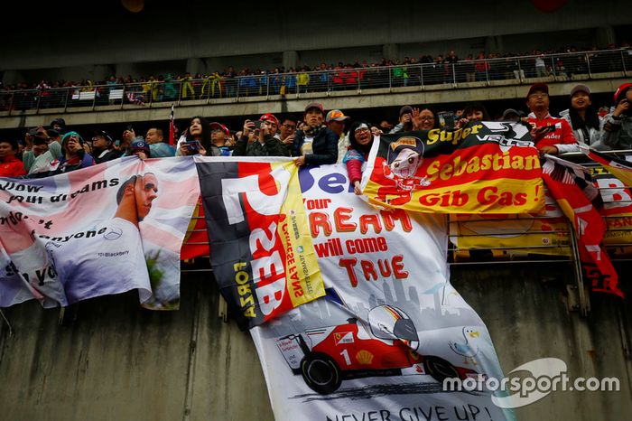 Fans de Sebastian Vettel, Ferrari