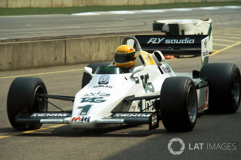 Ayrton Senna im Williams FW08C