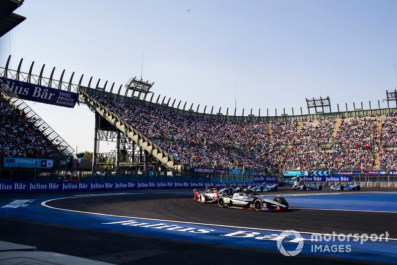 Oliver Rowland, Nissan e.Dams, Nissan IMO1 Lucas Di Grassi, Audi Sport ABT Schaeffler, Audi e-tron FE05, Sébastien Buemi, Nissan e.Dam, Nissan IMO1