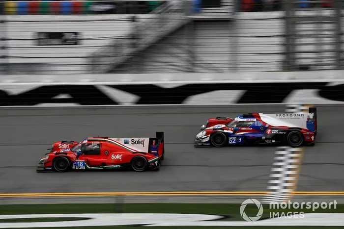 #18 DragonSpeed ORECA LMP2, LMP2: Roberto Gonzalez, Pastor Maldonado, Sebastian Saavedra, Ryan Cullen, #52 PR1 Mathiasen Motorsports ORECA LMP2, LMP2: Matthew McMurry, Gabriel Aubry, Mark Kvamme, Enzo Guibbert