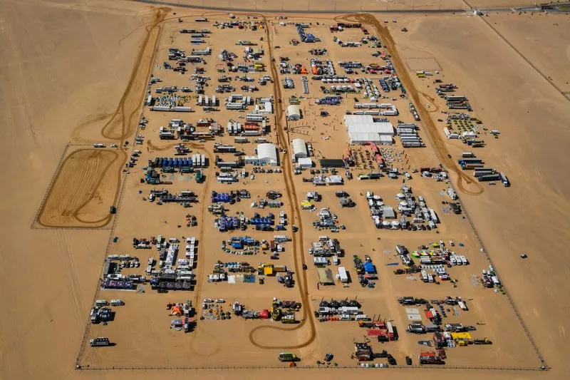 El vivac del Dakar