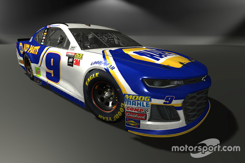 Chase Elliott, Hendrick Motorsports, Chevrolet Camaro - NASCAR Heat 3 skin