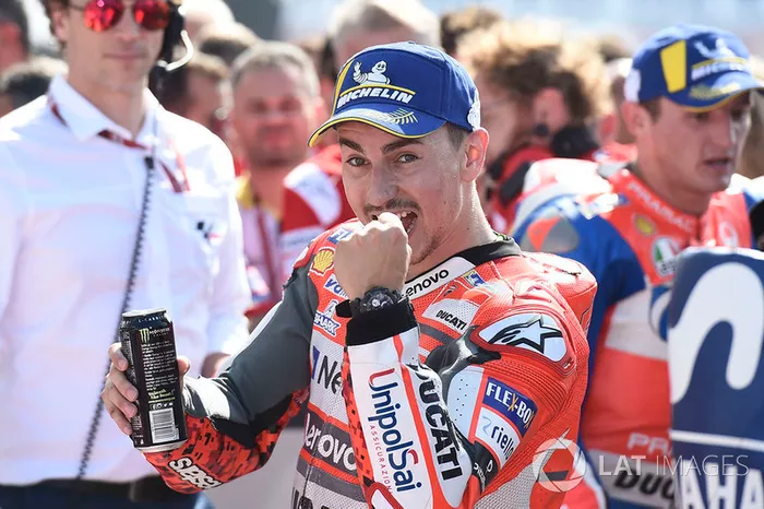 Poleman Jorge Lorenzo, Ducati Team