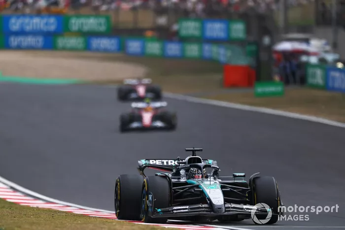 Lewis Hamilton, Ferrari, George Russell, Mercedes