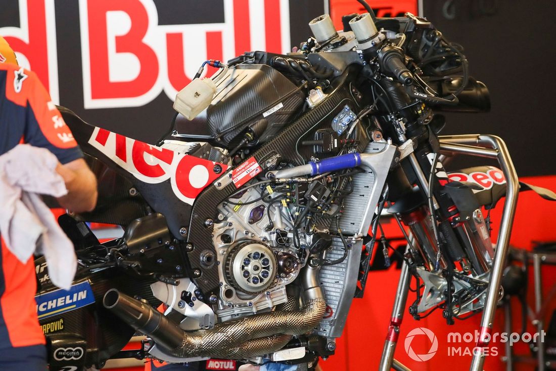 La moto KTM Factory Redbull