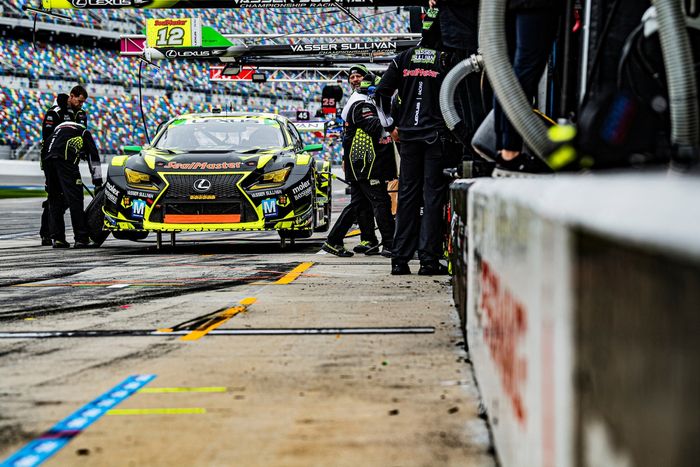 #12 Vasser Sullivan Racing Lexus RC F GT3: Jack Hawksworth, Parker Thompson, Frankie Montecalvo, Kyle Kirkwood