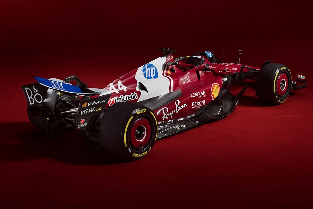 フェラーリF1、2025年マシンSF-25カラーリング F1